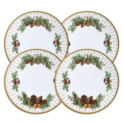 Набор подстановочных салфеток "CELEBRATION" 4шт d=38 см