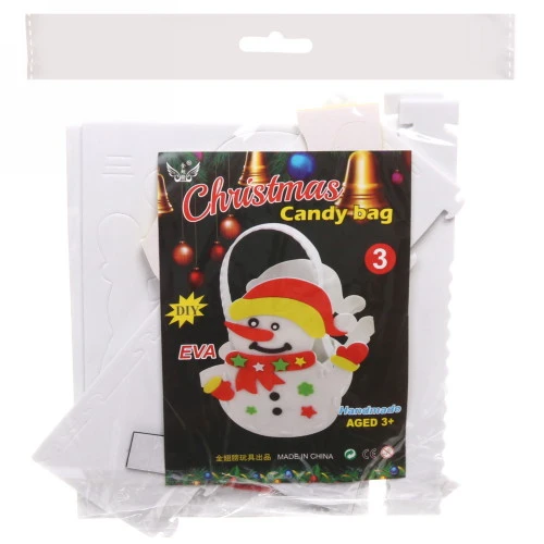 Сумочка детская новогодняя Ультрамарин- Снеговичок, 96,5 см дно сумки, 15 см без ручки_3