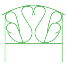 Заборчик садовый "Лебедь" 70*80*400см (5дет)