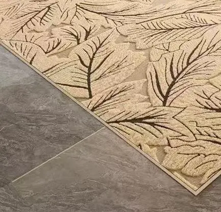 Коврик для ванной 80*120 "Флора" бежевый