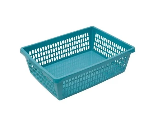 Корзина для хранения "Велетта", цвет бирюзовый, 38*28*11см / 8,78л