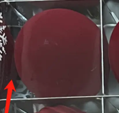 Набор шаров VELOUR "Нежный бархат" 8 см (набор 2 шт), Белый
