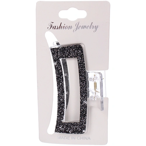 Заколка - краб для волос на блистере MASKOTTA, шесть цветов в ассортименте, 9см  _13