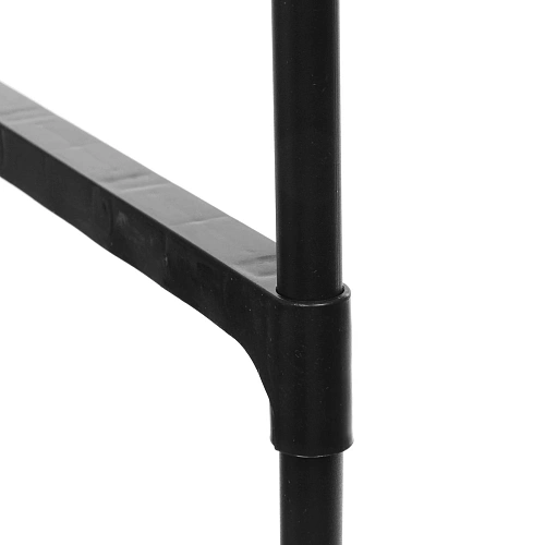 Вешалка гардеробная напольная на колёсах с блокировкой двойная ПЕРФЕКТХАУС, цвет черный, нагрузка до 15 кг, 57530115см_5