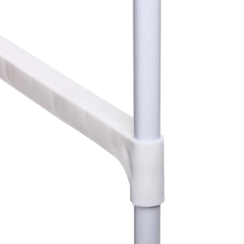 Вешалка гардеробная напольная на колёсах с блокировкой двойная ПЕРФЕКТХАУС, цвет белый, нагрузка до 15 кг, 57530115см_6