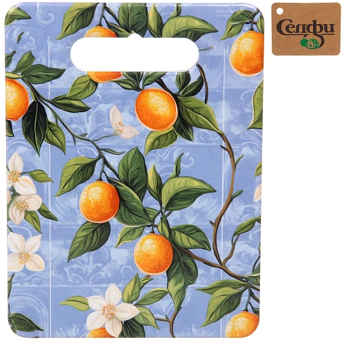 Подставка керамическая 15*20см "Апельсиновая ветка"