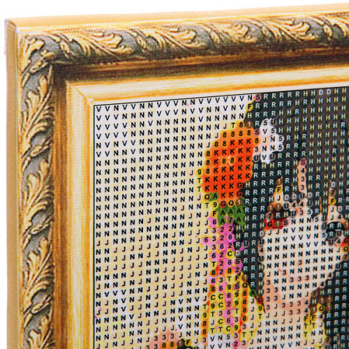 Алмазная мозаика на подрамнике с полным заполнением МИР ЯРКИХ КРАСОК, китайская красавица, 2030 см_7