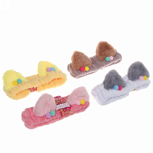 Повязка на голову Кокетка - Кошечка, микс 6 цветов, 206см_4