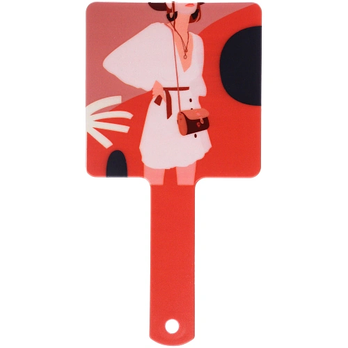 Зеркало косметическое ИМАНИ - ЭФФЛОДИ, микс 4 дизайна, 23,412см (PVC подвес) _6