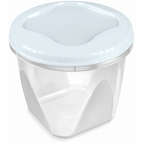 Банка с завинчивающейся крышкой "Тондо" 1,5л светло-голубая С288СГЛ