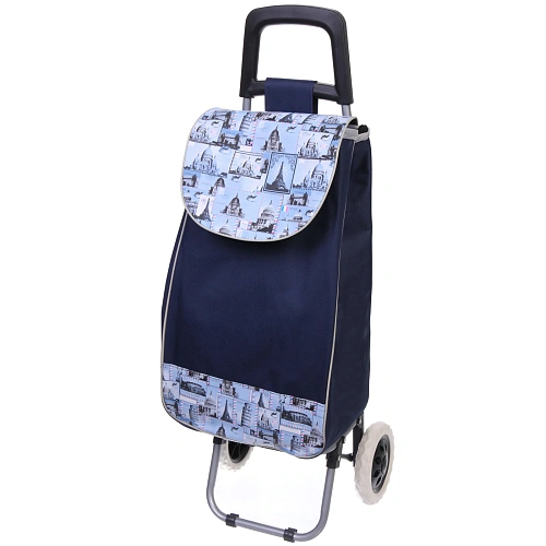 Тележка хозяйственная с сумкой (93*33*26см, колеса 16см,грузоподъемность до 30 кг.) города SYD-169