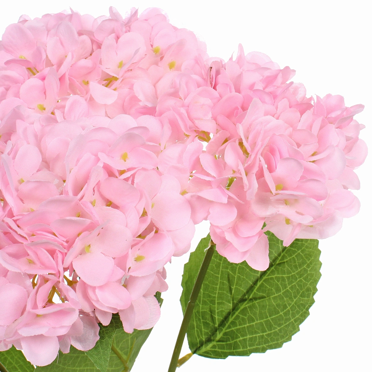 Искусственные цветы "Гортензия"  48см 5 цветков розовые