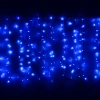 Гирлянда для улицы ЗАНАВЕС ш3* в2,5м 480 ламп LED, прозрач.пров, 8 реж.,IP-54, Синий (возможность соединения)