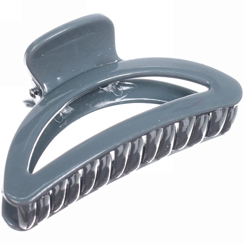 Заколка-краб для волос  на блистере Magic Gloss, трапеция, микс 6 цветов, 6,5см (Кокетка)_20