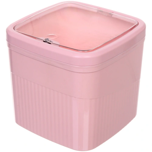 Контейнер для мусора"Стайл"3л розовый 162