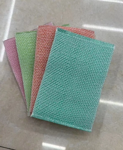 Губка для посуды универсальная 13*9*0.5 см, набор 4 шт