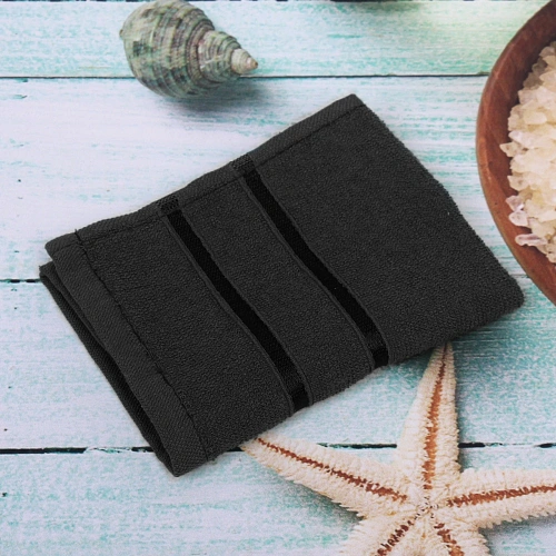 Полотенце махровое 3030см LUNA цвет черный 10650 плотность 360грм2_5