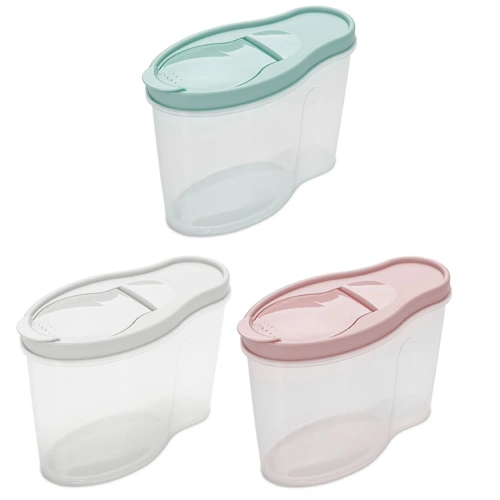 Контейнер пластиковый пищевой "Альто" 1,4л для сыпучих продуктов в ассортименте С282