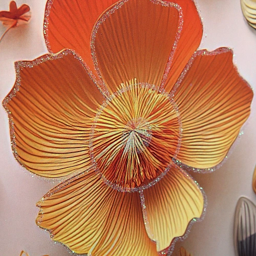 Пакет подарочный Восковые цветочки 4153012 см_6