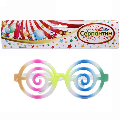 Очки карнавальные Гипноз, мультицвет_5