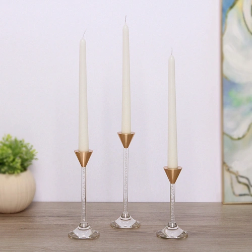 Подсвечники AN ICY TEAR 77151820 см (набор 3 шт), Прозрачныйзолото_6