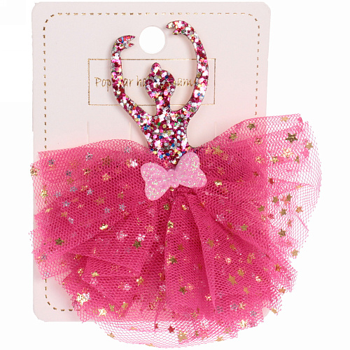 Зажим для волос Балерина”, микс 6 цветов, 8,510см_10