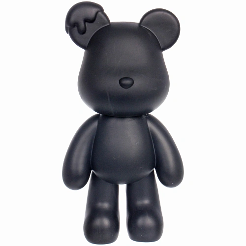 Набор для творчества ЧУДО-МИШКА, цвет черный, ушко и носик белые, 2210см (коробка)_3