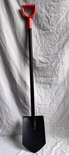 Лопата садовая штыковая 119см металл. черенок, с пластиковой V ручкой 7901