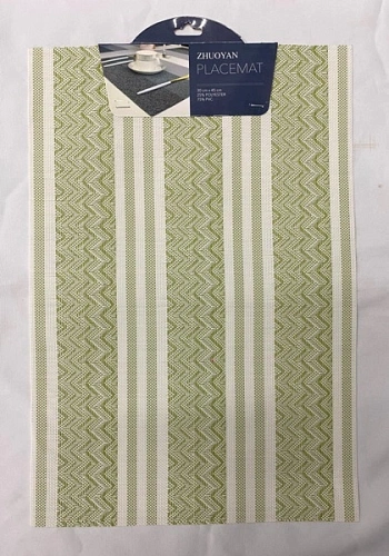 Салфетка на стол 30*45см "Жаклин" плетеная, салатовая