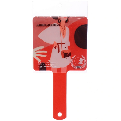 Зеркало косметическое ИМАНИ - ЭФФЛОДИ, микс 4 дизайна, 23,412см (PVC подвес) _10