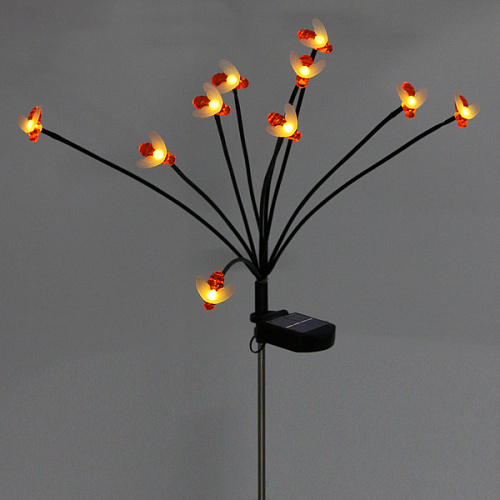 Светильник на солнбатарее Пчелки 703,5 см (10 шт), Теплый белый_3