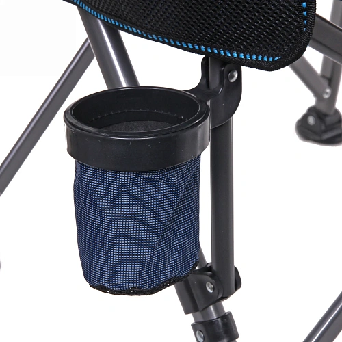 Кресло складное с подлокотниками до 120кг 645390 см синее_12