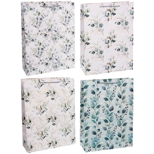 Пакет подарочный "Луговые цветы" 31*42*12 см