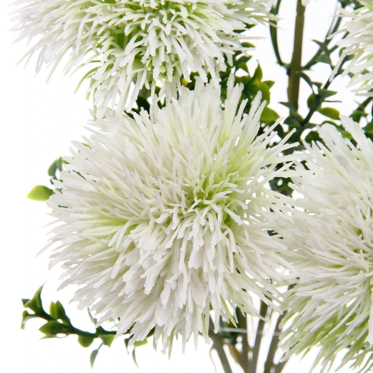 Искусственные цветы "Волшебство лета" 32см Одуванчики 5 цветков белые