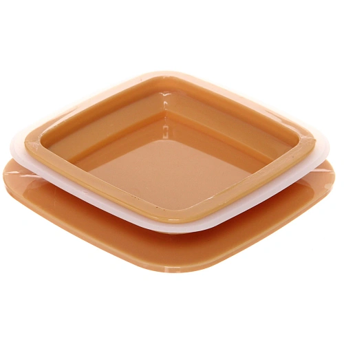 Банка для продуктов пластиковая BAMBOO 1200мл квадратная_3