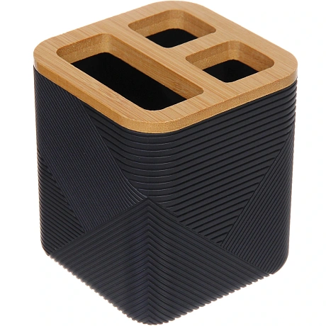 Подставка для зубных щеток "Торонто" черная