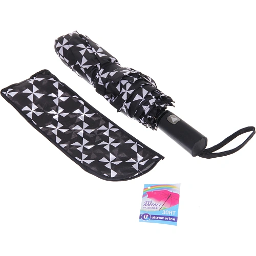 Зонт женский полуавтомат Тэлли, микс 4 цвета, 8 спиц, d-100см, длина в слож виде 30см_22