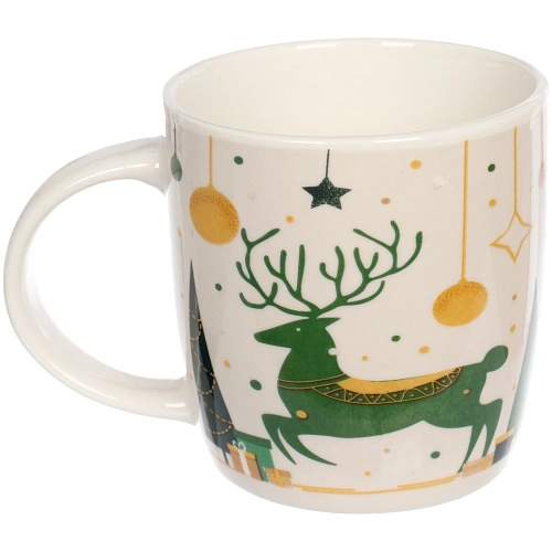 Кружка керамическая 330мл Фантазии зимы, микс рисунков_5