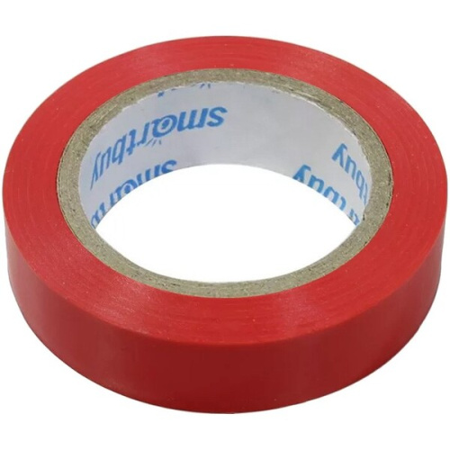 Изолента Smartbuy 15мм x 10 м, красная