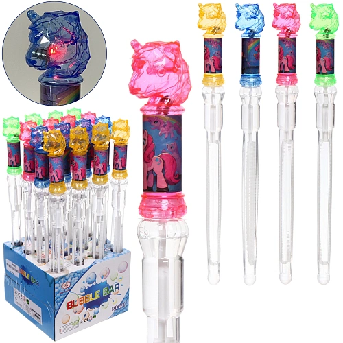 Мыльные пузыри "Единорог" 46 см, 150 мл, с подсветкой