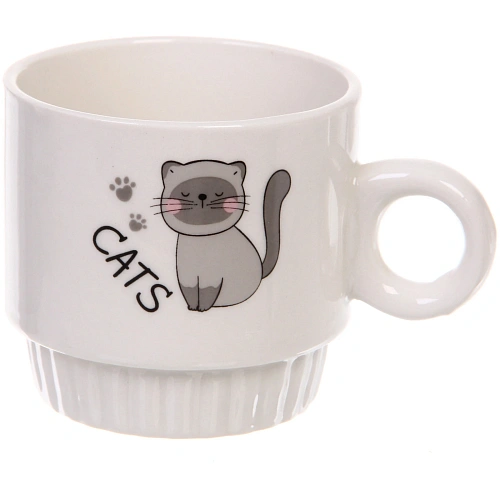 Набор кружек на стойке 280мл Котики_6