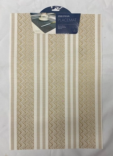 Салфетка на стол 30*45см "Жаклин" плетеная, бежевая