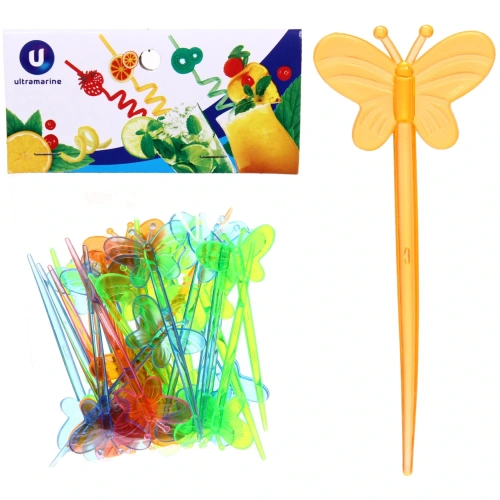 Шпажки в наборе 30шт "Бабочки"