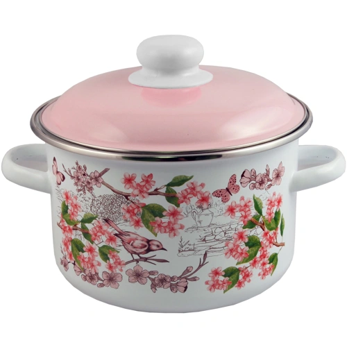 Кастрюля эмалированная 5,5л "Bird" Appetite 6RD221M