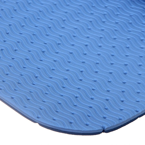 Коврик для йоги 6 мм 183х61 см Sports time перфорированный (ТРЕ), голубойсиний_8