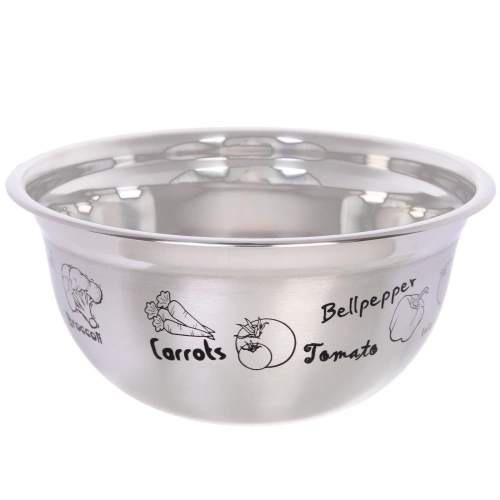 Миска из нержавеющей стали 5л 28*13см с рисунком