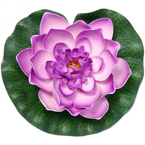 Растение водоплавающее Кувшинка Розитта d-17см сиреневая_6