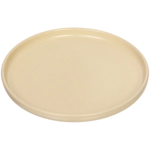 Тарелка керамическая "Акварель" 20,5см*2,5см, бежевая