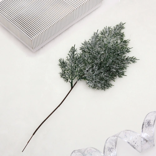 Ветка декоративная "Утренний иней" 48 см