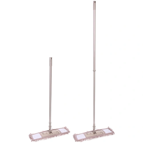 Швабра Селфи с насадкой из микрофибры бежевая  насадка букли 100гр